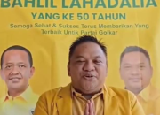 Ketua DPRD Kabupaten Sukabumi Sampaikan Ucapan Selamat Ulang Tahun ke-50 untuk Bahlil Lahadalia