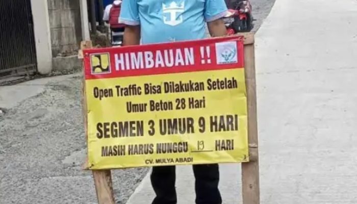 DPU Kabupaten Sukabumi : Progres Rekonstruksi Jalan Caringin-Cidahu Capai 67 Persen