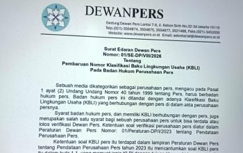 KBLI 2025 Berubah, Dewan Pers Tata Ulang Perusahaan Media