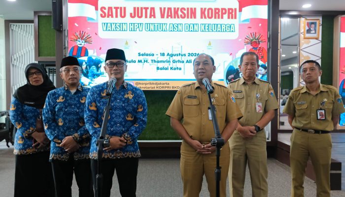 Pemprov DKI Dukung Program Sejuta Vaksin HPV untuk ASN dan Keluarga