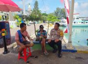 Jaga Jakarta di Pulau Pramuka, Bhabinkamtibmas Sosialisasikan Layanan Polisi 110 Gratis 24 Jam