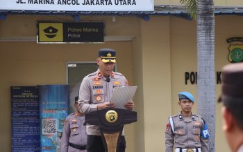Polres Kepulauan Seribu Gelar Upacara Hari Olahraga Nasional, Wujudkan Masyarakat Aktif dan Bugar
