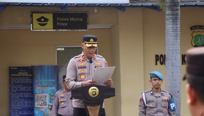 Polres Kepulauan Seribu Gelar Upacara Hari Olahraga Nasional, Wujudkan Masyarakat Aktif dan Bugar