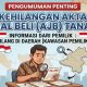Berita Kehilangan, Satu Akte Jual Beli (AJB) Sebidang Tanah Atas Nama Emil Mulyana