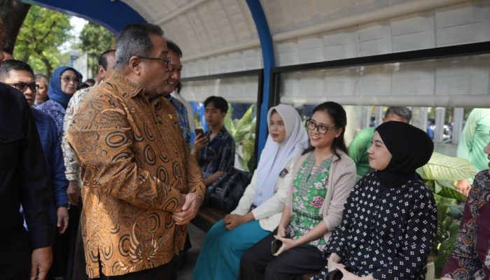 Resmikan Halte Universitas Pancasila, Wagub Rano: Perkuat Akses Transportasi Publik