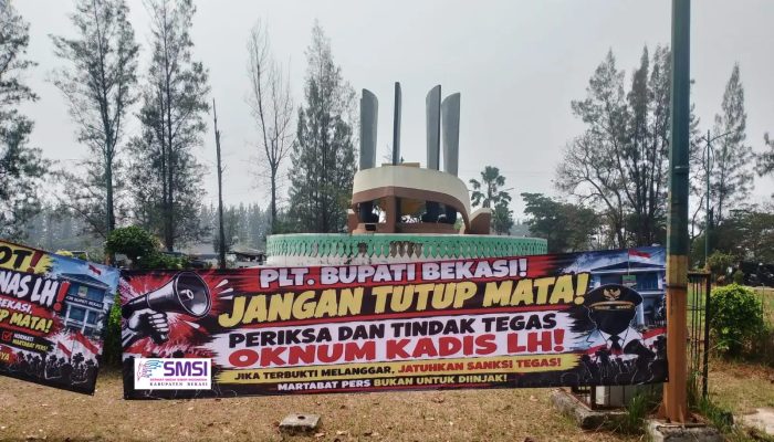 SMSI Kabupaten Bekasi Gelar Aksi Solidaritas Desak Plt Bupati Bekasi Copot Kepala DLH Penghina Wartawan